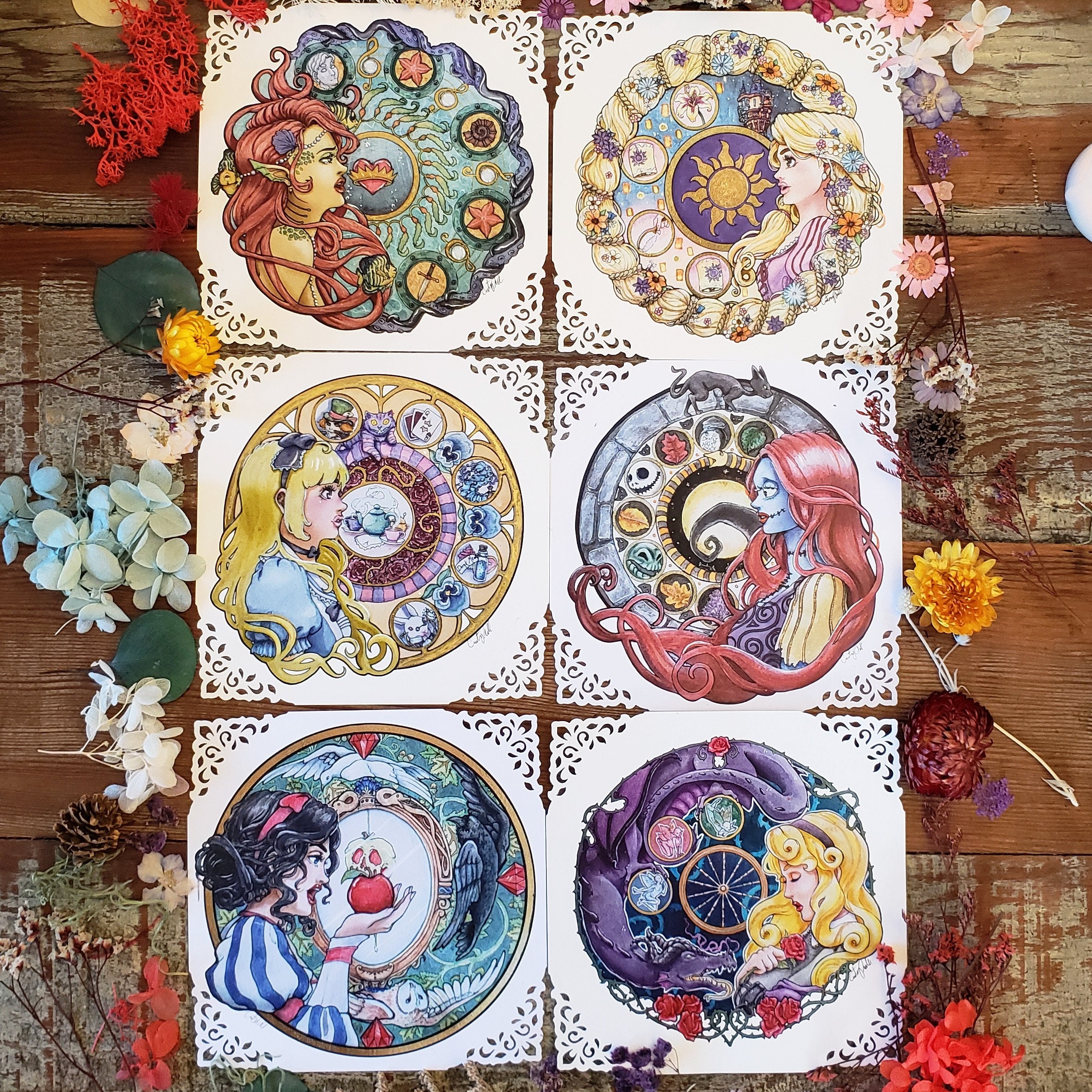 Snow White and the Poison Apple | Pop Art Nouveau | Brothers Grimm