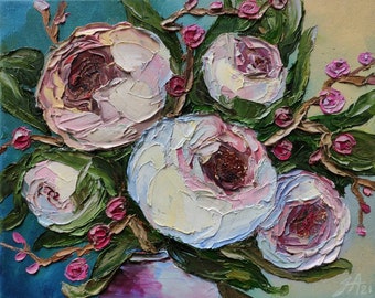 Peony Painting Etsy