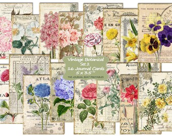 Paper Ephemera Paper Instant Download Vintage Flower Art Printable ...