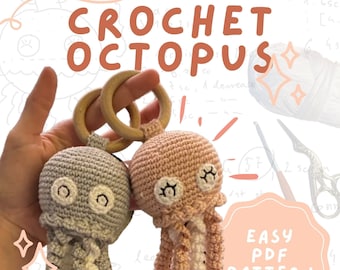 Crochet octopus pattern easy PDF amigurumi