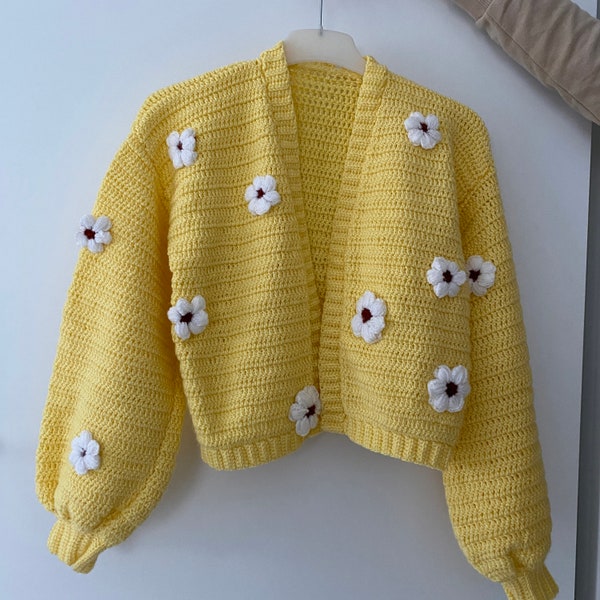 Crochet Cardigan - Etsy