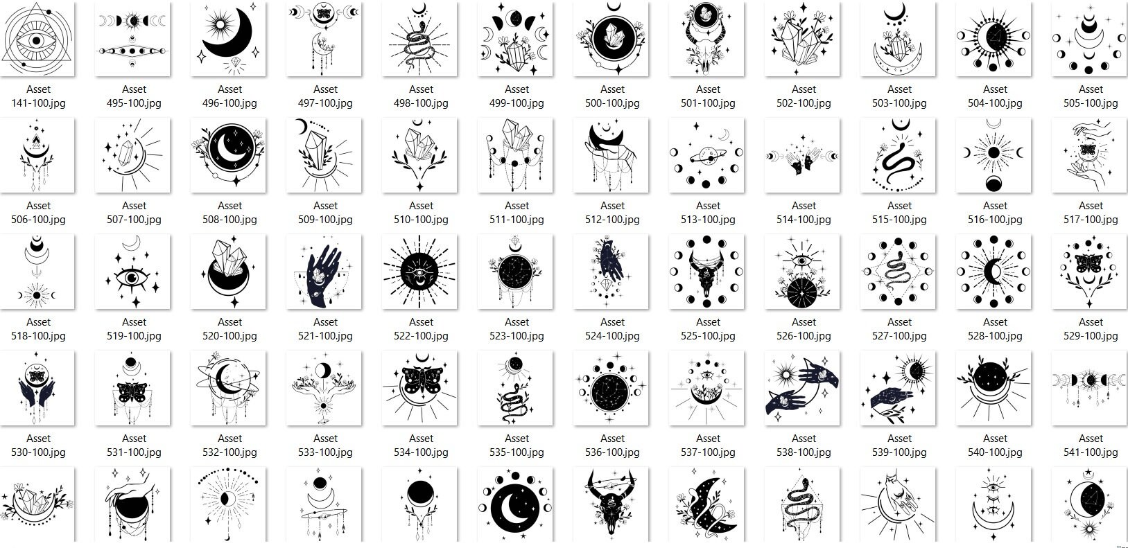 Procreate Magic Brushes Procreate Moon Stamps Galaxy Etsy