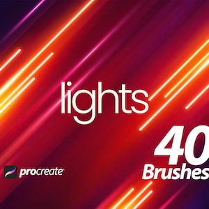 Procreate Light Brushes Kit - Rendi le tue idee interessanti