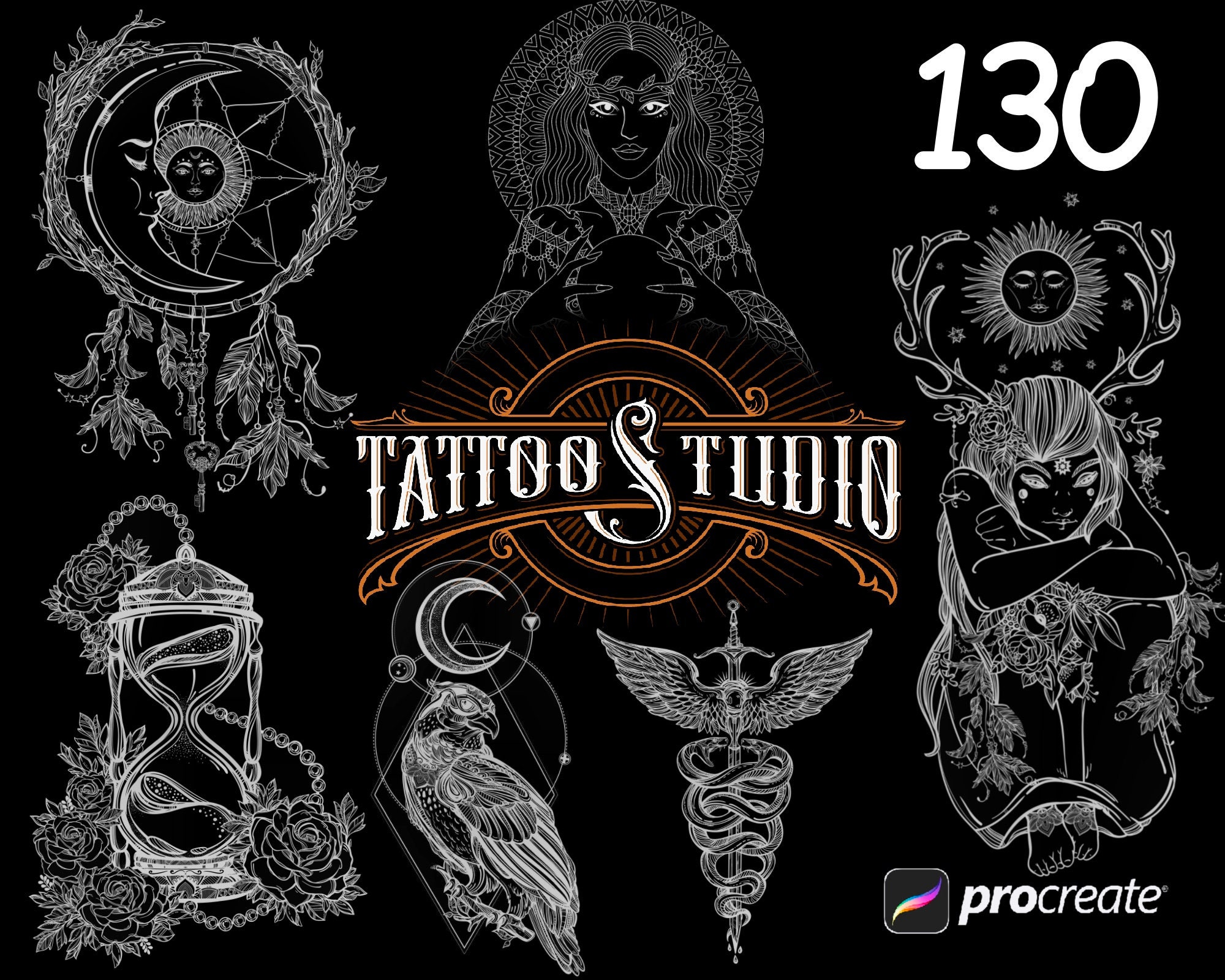 Witch Tattoo - Etsy New Zealand Witch Tattoo - Etsy New Zealand