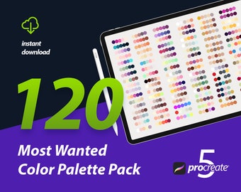 Procreate Color Palettes | Most Wanted Swatches for iPad