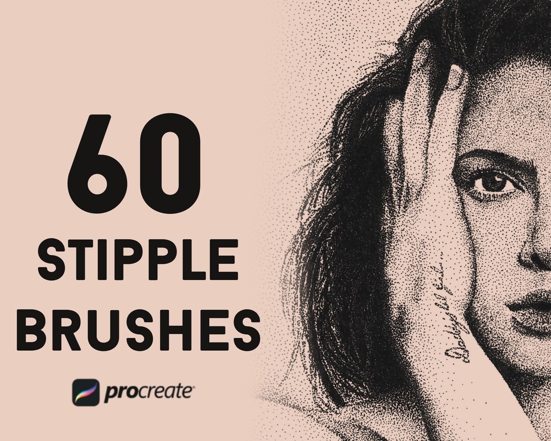 60 Stipple Shading Procreate Brushes: Tattoo Art (digital Download) - Etsy