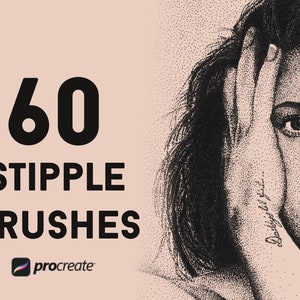 60 Stipple Shading Procreate Brushes, procreate stipple brushes, procreate tattoo brushes, tattoo shading brushes