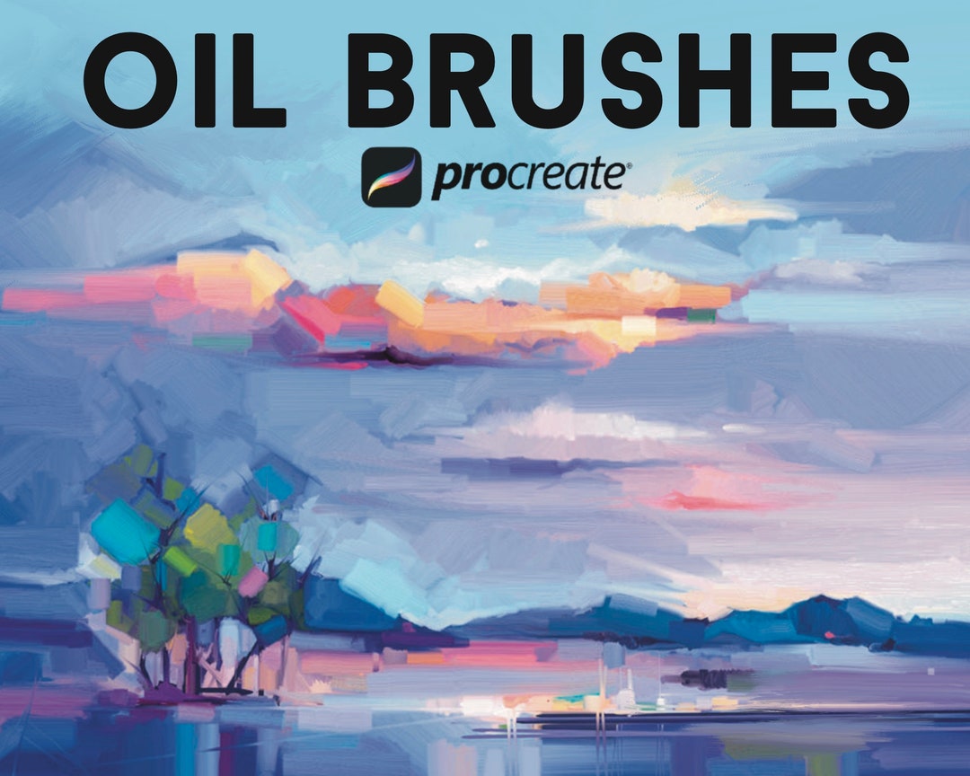 30 Oil Paint Brushes – Brushes For Procreate, Oil Painting Brushes  Procreate