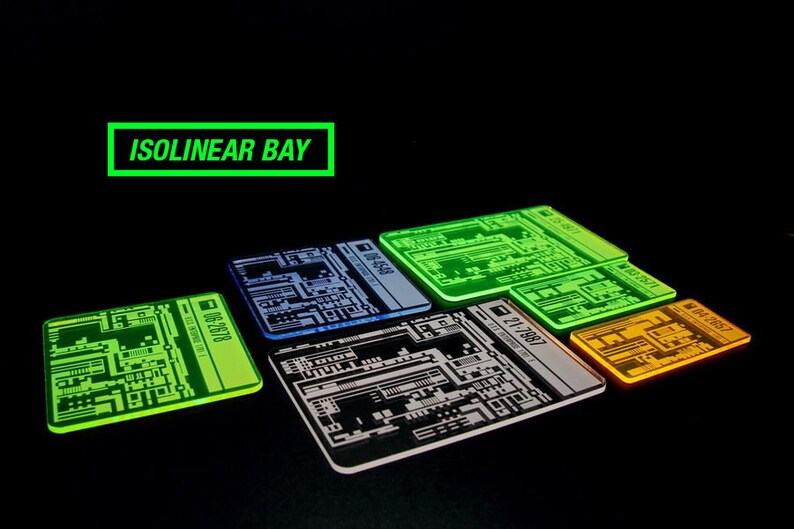 Star Trek Isolinear Chips Enterprise E / First Contact Etsy