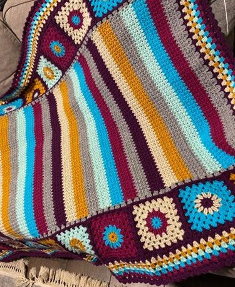 Handmade crochet blanket - Bedding