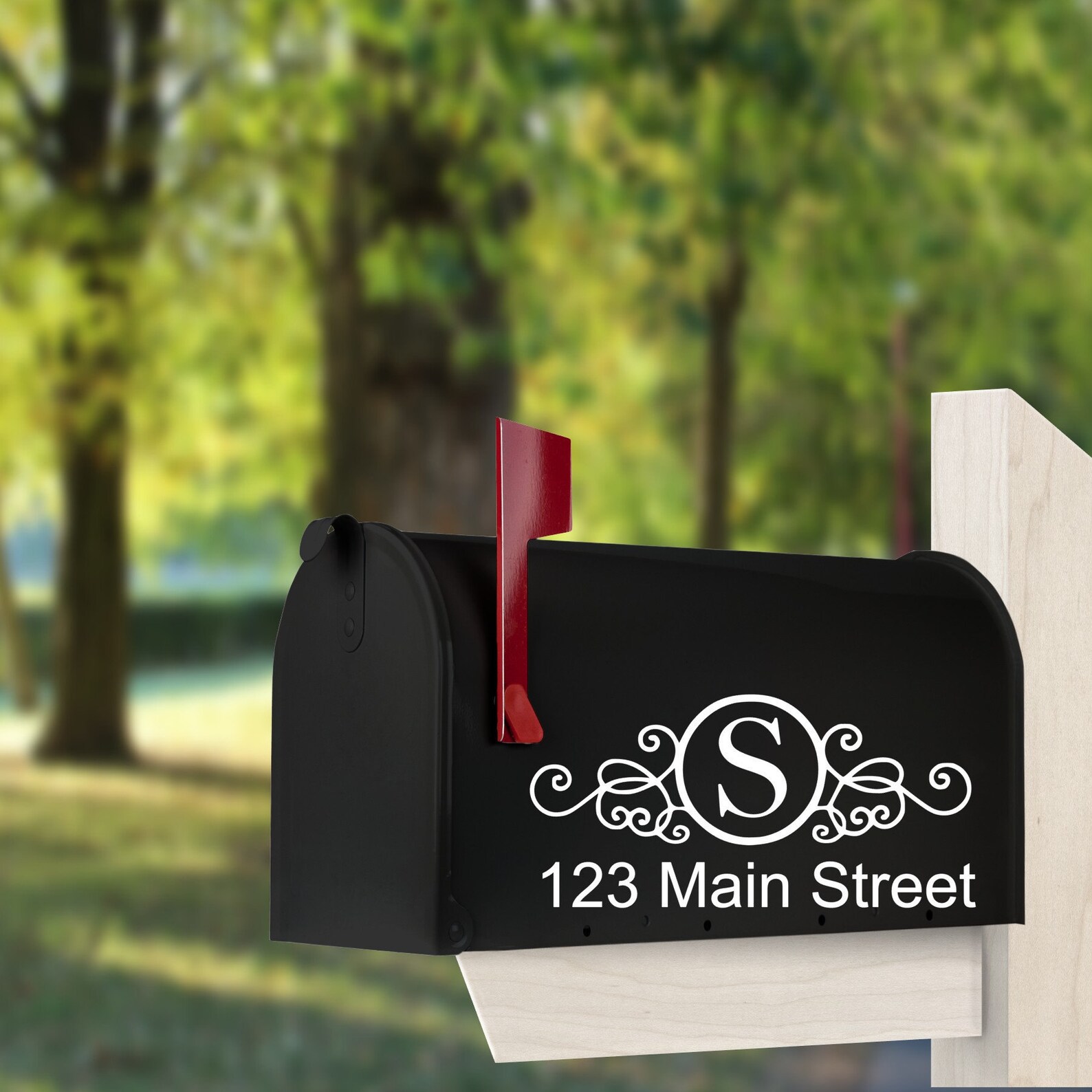 Double Sided Decorative Mailbox Decal FREE SHIPPING Etsy