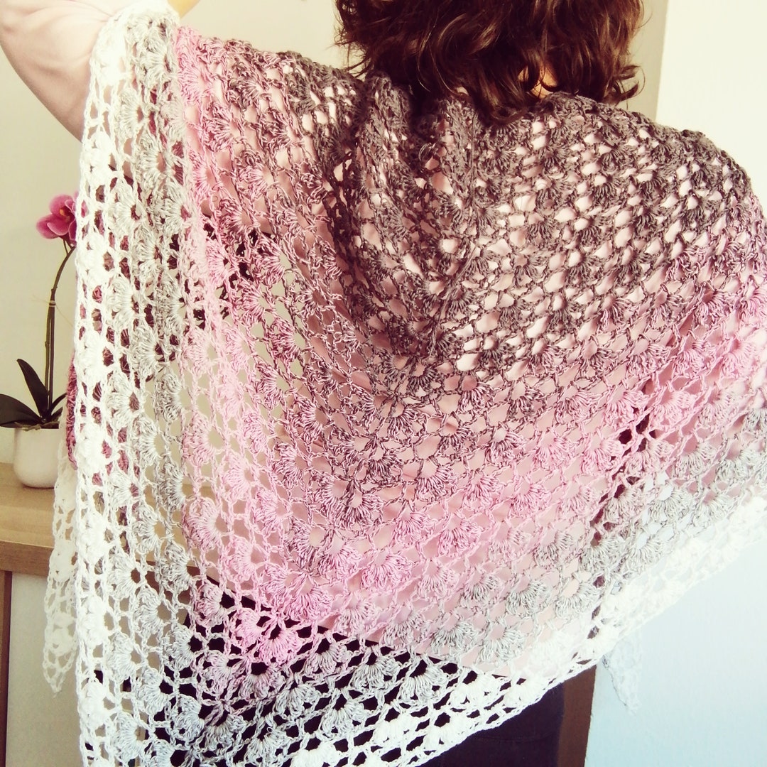 Scialle Uncinetto Facile Schema Uncinetto Tutorial Scialle Ai