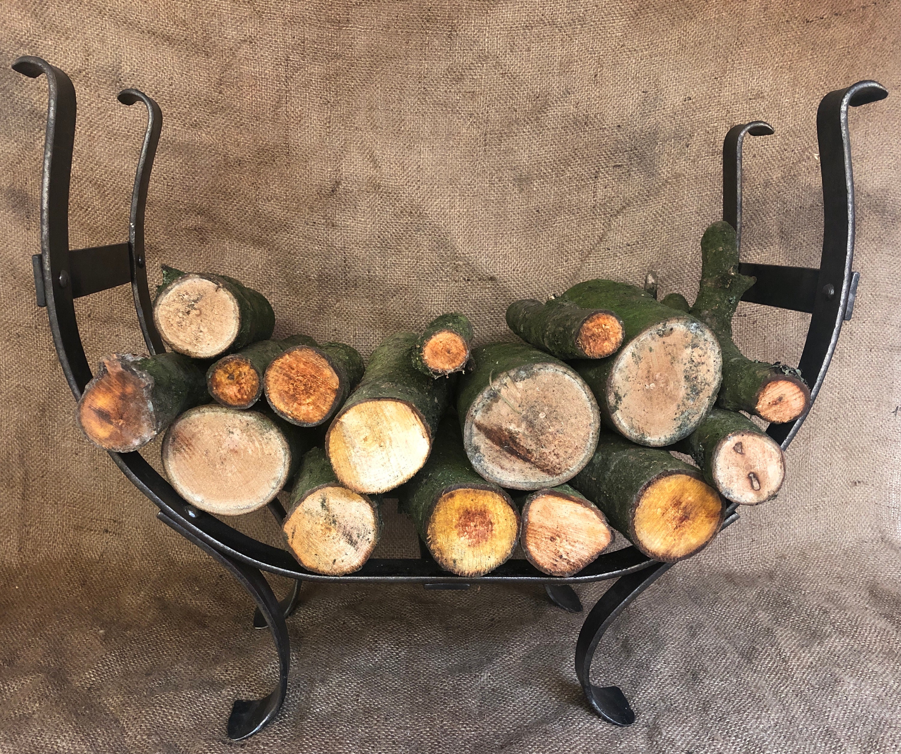 Cesta de troncos interior soporte de troncos / | Etsy