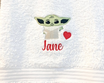 Yoda Towel Etsy Yoda Towel Etsy