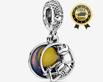 2020 Release Disney Parks Passholder Charm in Sterling Silver With Enamel Fit European Bracelets Necklaces