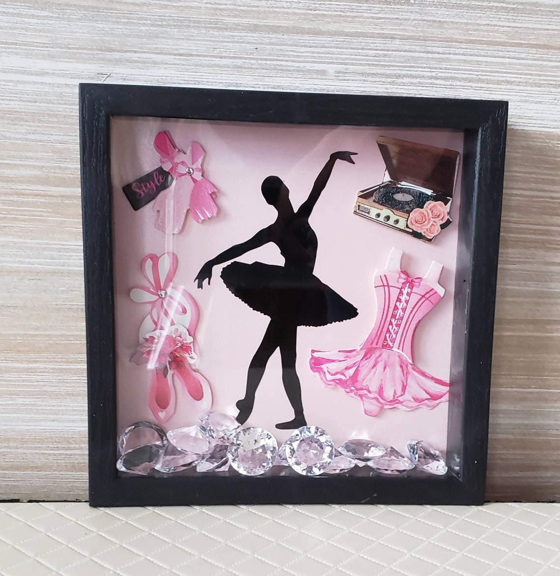 Ballerina Shadow Box Etsy