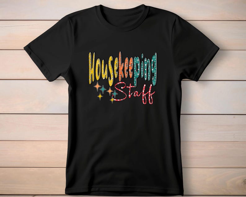 Housekeeping Lettering Housekeeping Staff PNG Sublimation Design (digital Download) - Etsy