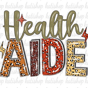 Health Aide Leopard Western Design (Digital Download)