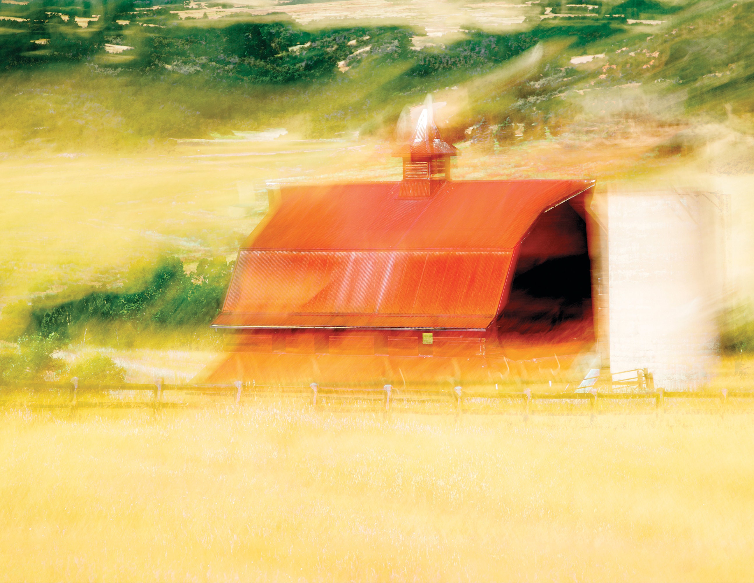 Barn Photography Prints Impressionistic Prints Impressionism Poster