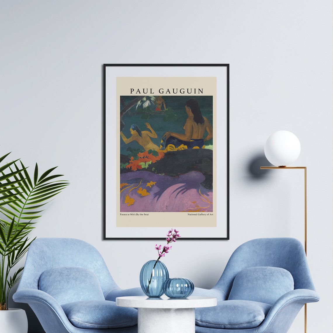 Fatata te Miti By the Sea by Gauguin High Quality Etsy