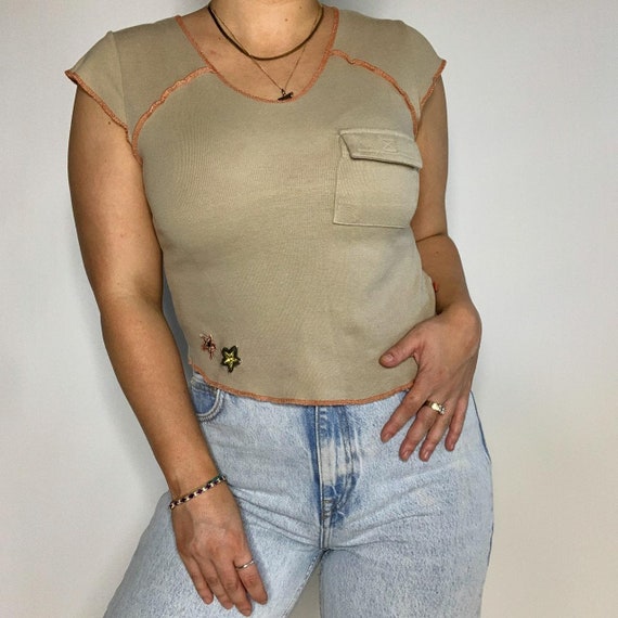 Vintage Tan Top - image 3