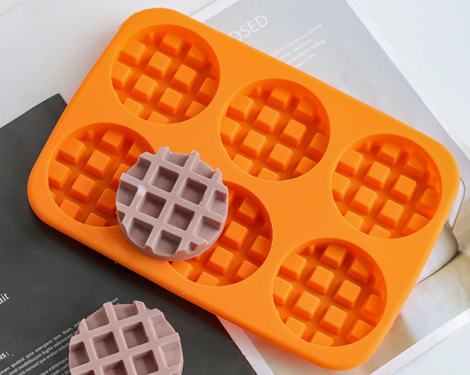 Waffles Silicone Mold Etsy