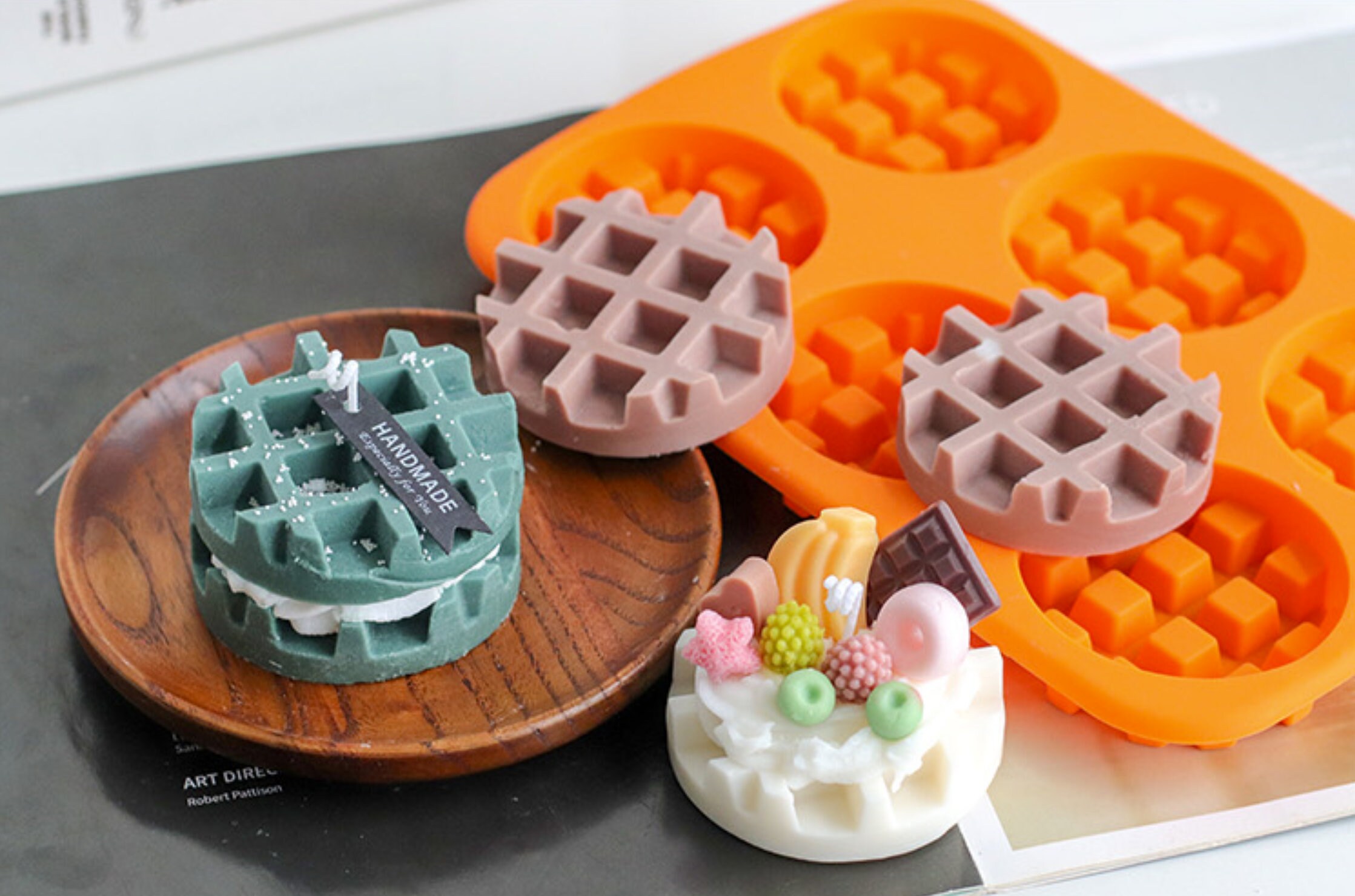 Waffles Silicone Mold Etsy
