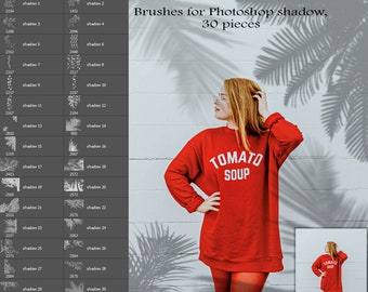 Brushes for photoshop,shadow of plants,Photoshop brushes,shadow abr photoshop,shadows of tropical plants,shadows of leaves, shadows decor