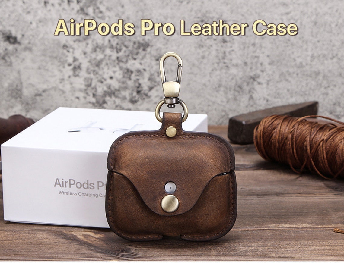 Custom Leather Headphone Case Earphone Pouch Genuine Leather Etsy