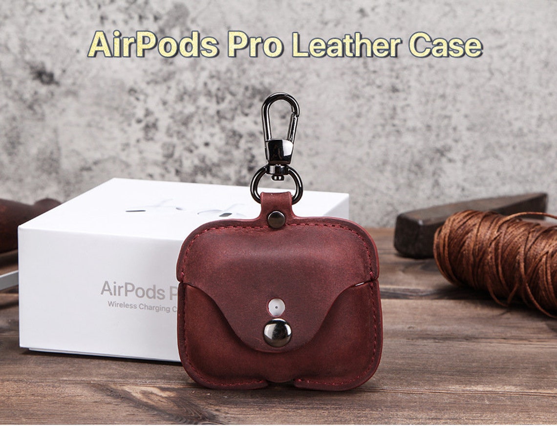 Custom Leather Headphone Case Earphone Pouch Genuine Leather Etsy