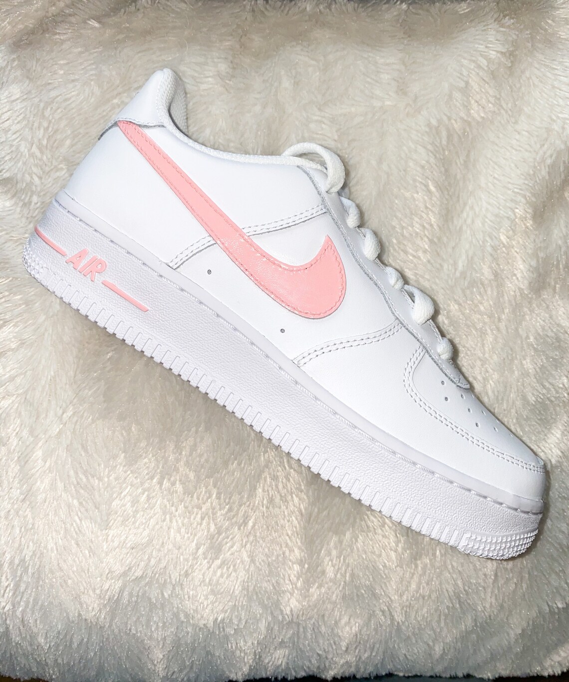 pink platform air force ones
