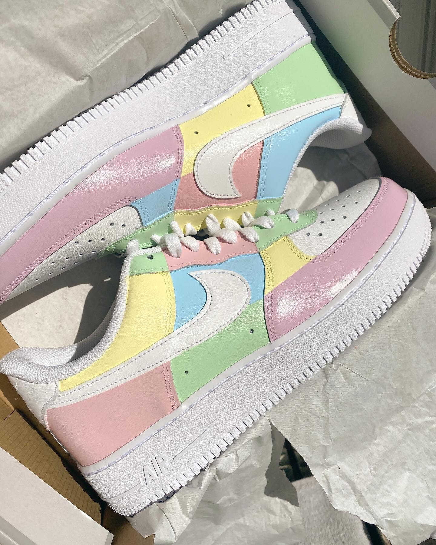 Pastel Custom Air Force 1 | Etsy
