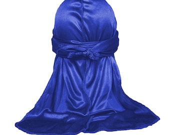 Premium Silky Durag - Ocean Blue