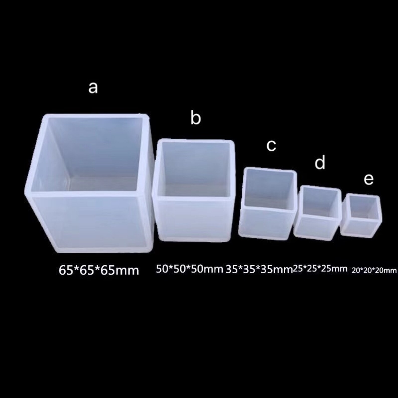 Square Cube Resin Silicone Mold Etsy