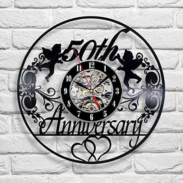 Vinyl Record Clock Etsy