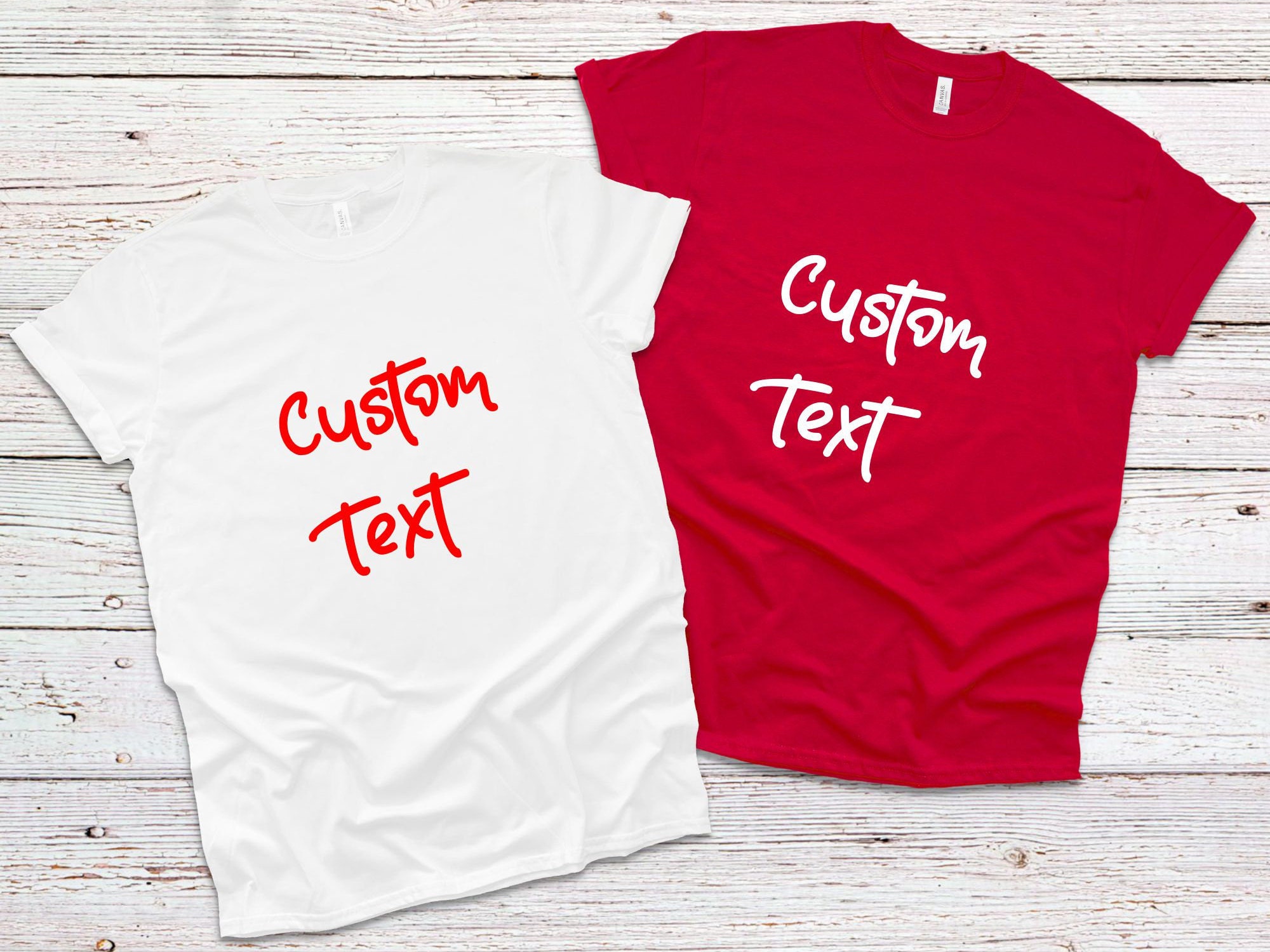 Personalized Couple Tshirt Custom Couple TShirts Couple Etsy