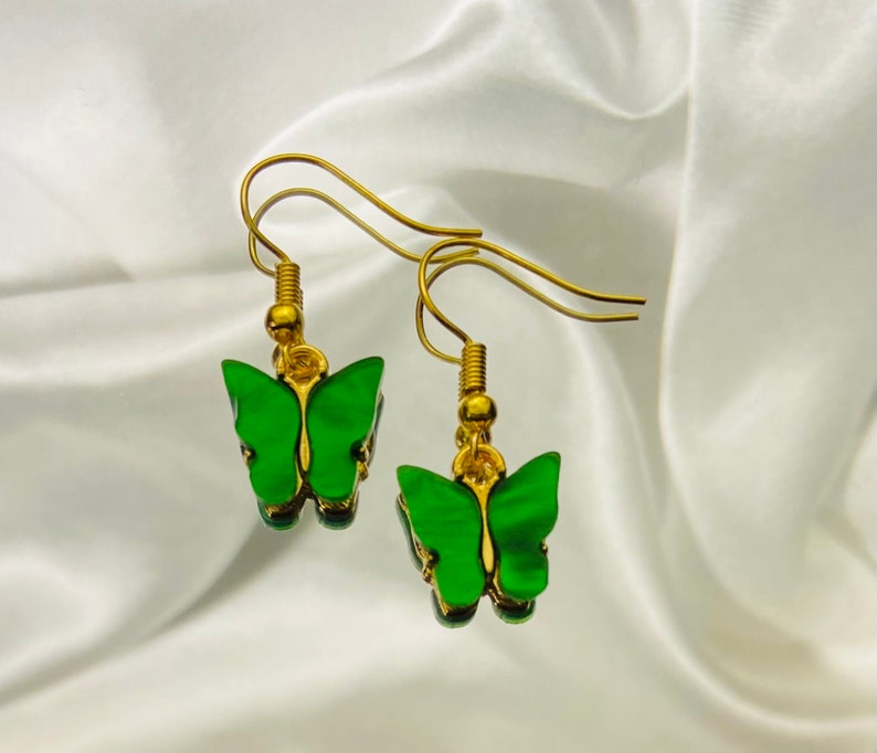 Acrylic Butterfly Earrings