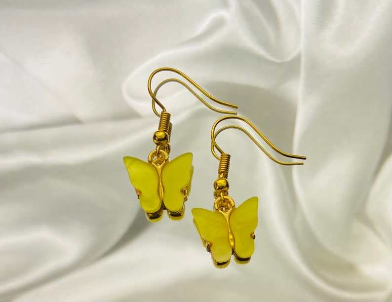 Acrylic Butterfly Earrings