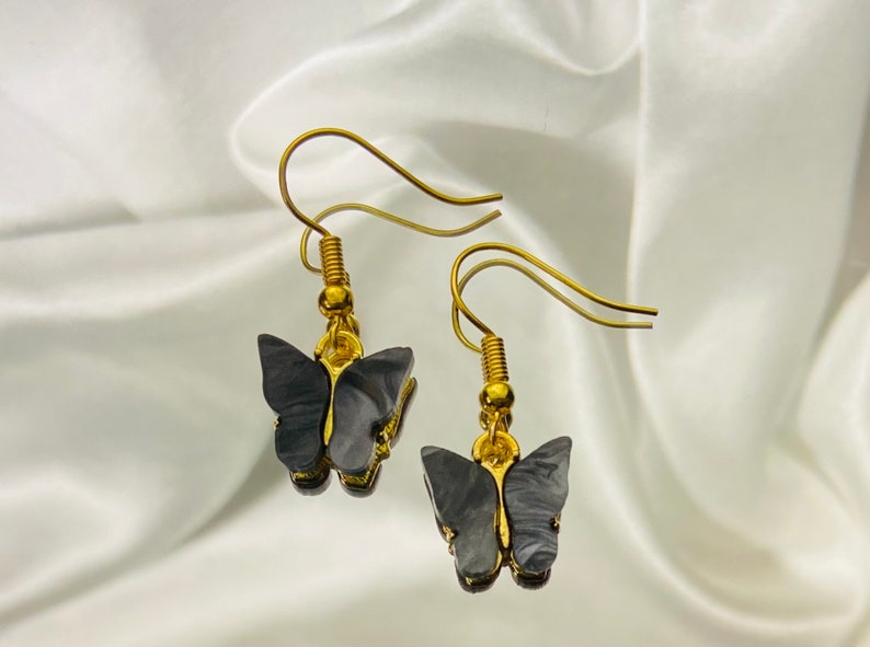 Acrylic Butterfly Earrings