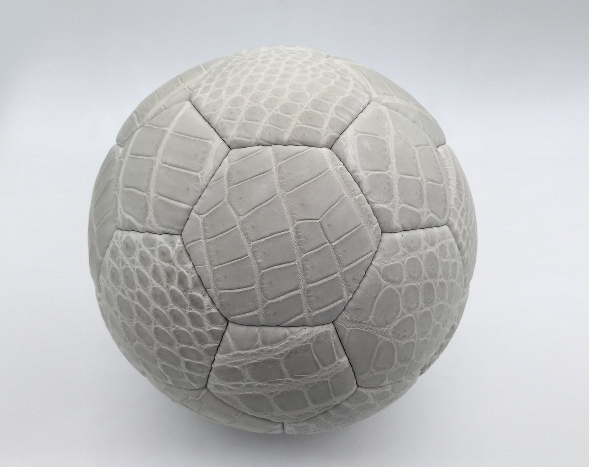 Exclusive soccer ball made of selected crocodile leather Etsy