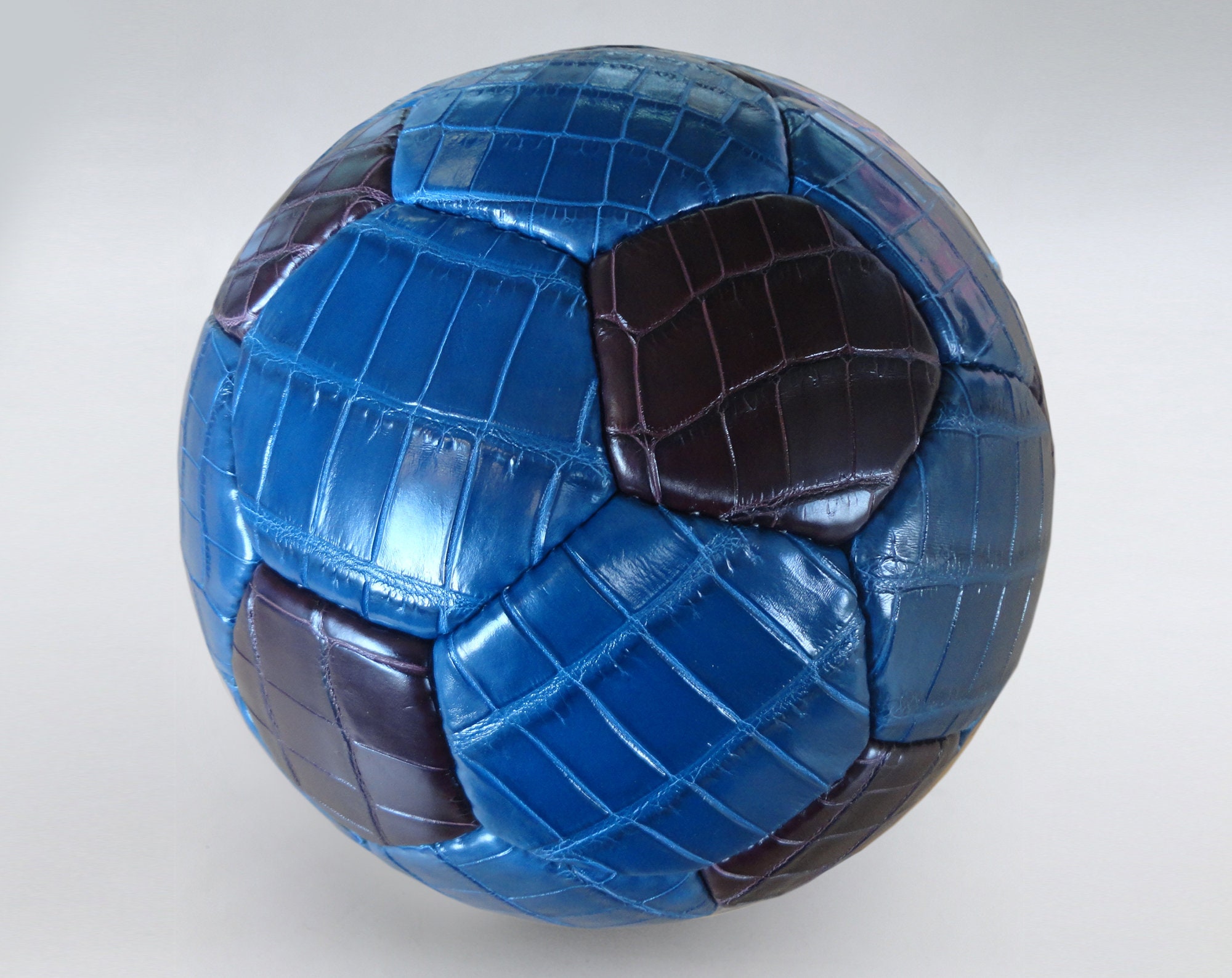 Exclusive soccer ball made of selected crocodile leather Etsy