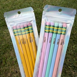 Personalized Engraved Ticonderoga Pencils, Custom Name School Supplies, Teacher Gift