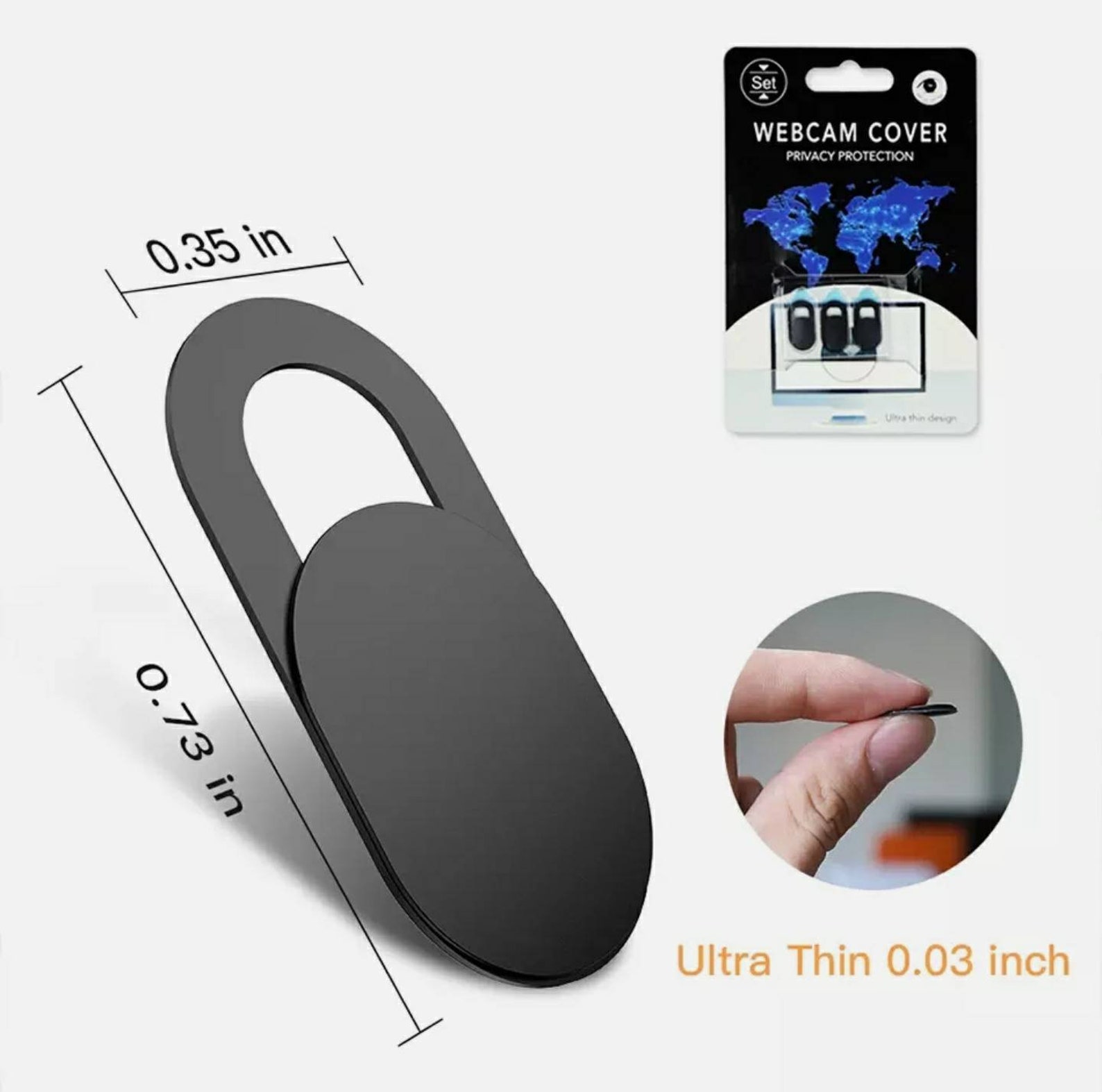 3 Pack Thin Mobile Phone Camera Cover Privacy Slide Protector Etsy