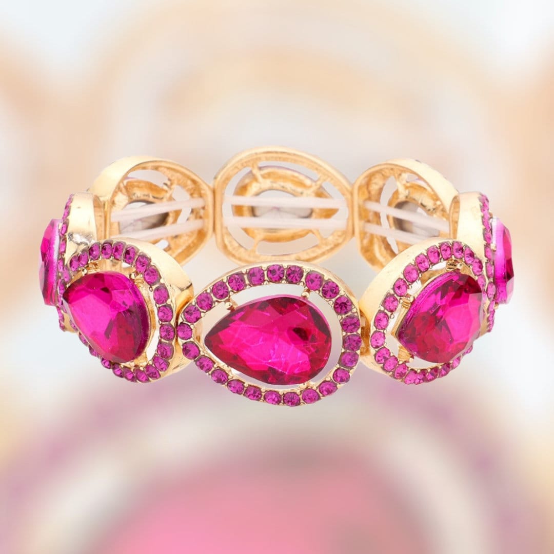 Fuschia & Rhinestone Glam main image 1
