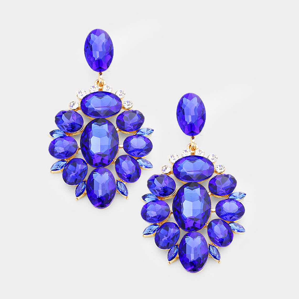 Sofia Earrings Royal Blue