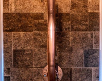 Kupfer Handtuch Haken: Behandelte Metall Wandplatte
