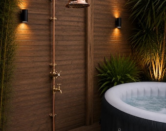 Single Feed Hot Tub Shower. Lay-Z Spa. Hose Connection/ Tub Filler
