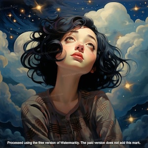 Look Up v3 (Limited Edition) | Lowbrow Art, Pop Surrealism Print, Strange Art, Wall Art, Surrealism Poster, Weird Art, DIGITAL DOWNLOAD