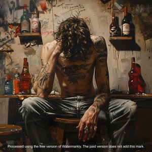 The Last Call (Limited Edition) | Lowbrow Art, Pop Surrealism Print, Strange Art, Wall Art, Surrealism Poster, Weird Art, DIGITAL DOWNLOAD