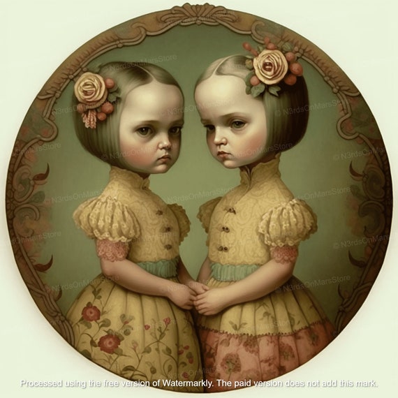 Always Together (Limited Edition) - Lowbrow Art, Weird Art, Pop Surrealism, Strange Art, Wall Art, Nursery | DIGITAL DOWNLOAD